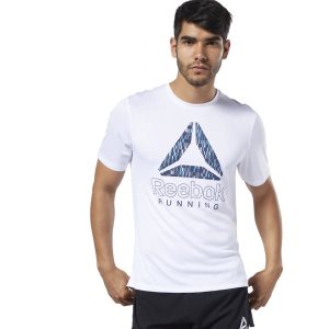 Reebok Graphic T Shirt Herren - Weiß - DE 523-FRC